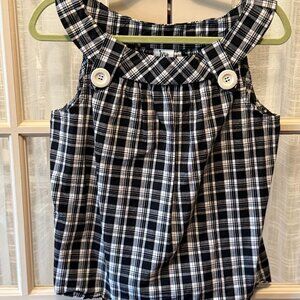 Ivy Jane Plaid Sleeveless Blouse